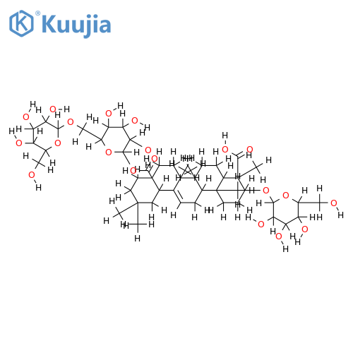 Azukisaponin IV structure