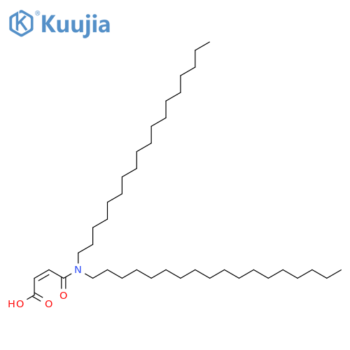 2-BUTENOIC ACID, 4-(DIOCTADECYLAMINO)-4-OXO-, (2Z)- structure