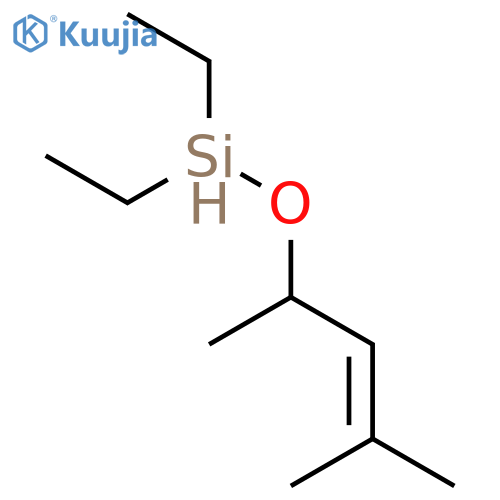 SILANE, [(1,3-DIMETHYL-2-BUTENYL)OXY]DIETHYL- structure