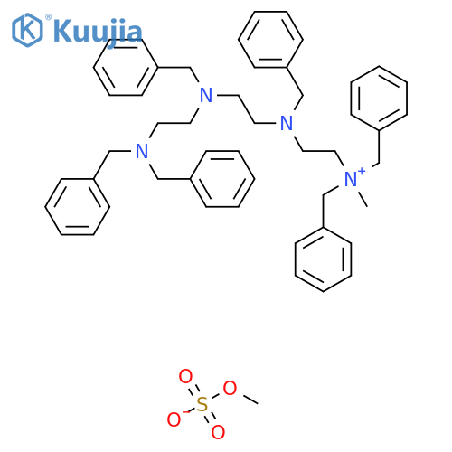 Dibenzyl-[2-[benzyl-[2-[benzyl-[2-(dibenzylamino)ethyl]amino]ethyl]amino]ethyl]-methylazanium;methyl sulfate structure