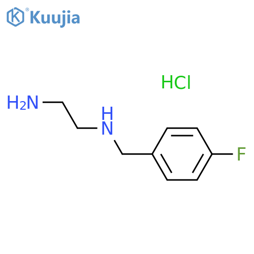 N1-(4-Fluoro-benzyl)-ethane-1,2-diamine dihydrochloride structure