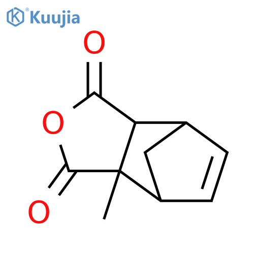 1,2,3,6-tetrahydro--methyl-3,6-methanophthalic anhydride structure