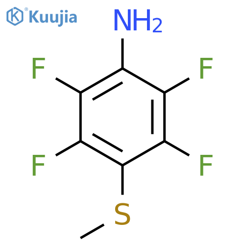 2,3,5,6-Tetrafluoro-4-(methylsulfanyl)aniline structure