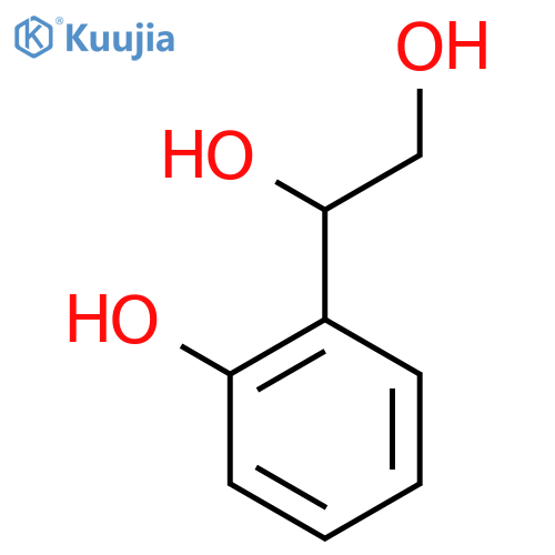 1-(2-hydroxyphenyl)ethane-1,2-diol structure