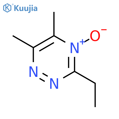 3-Ethyl-5,6-dimethyl-4-oxo-1,2,4lambda~5~-triazine structure