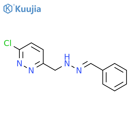 Benzaldehyde, (6-chloro-3-pyridazinyl)methylhydrazone structure
