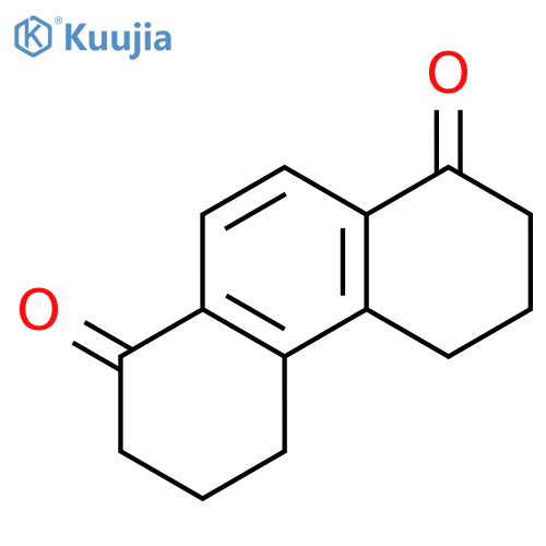 1,8-Phenanthrenedione, 2,3,4,5,6,7-hexahydro- structure