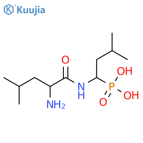 N-(3-methyl-1-phosphonobutyl)leucinamide structure
