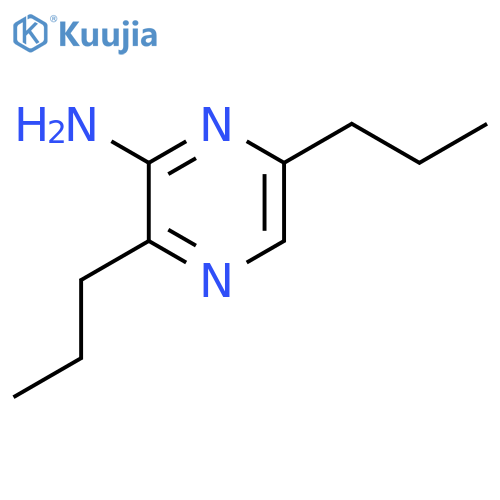 2-Pyrazinamine,3,6-dipropyl- structure