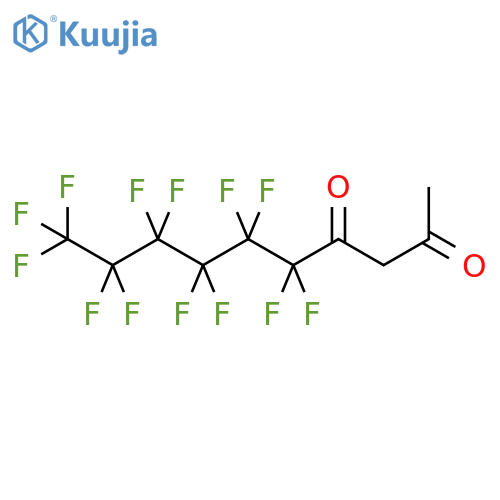 (Perfluoroheptanoyl)acetone structure