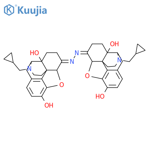 Morphinan-6-one,17-(cyclopropylmethyl)-4,5-epoxy-3,14-dihydroxy-, [(5a)-17-(cyclopropylmethyl)-4,5-epoxy-3,14-dihydroxymorphinan-6-ylidene]hydrazone,(5a)- (9CI) structure
