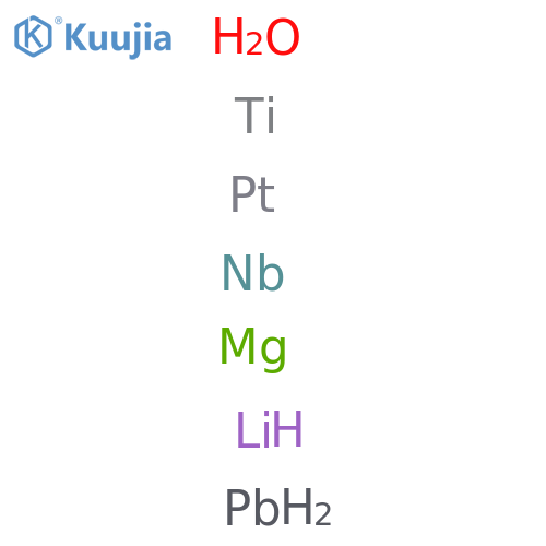 Lead lithium magnesium niobium platinum titanium oxide structure