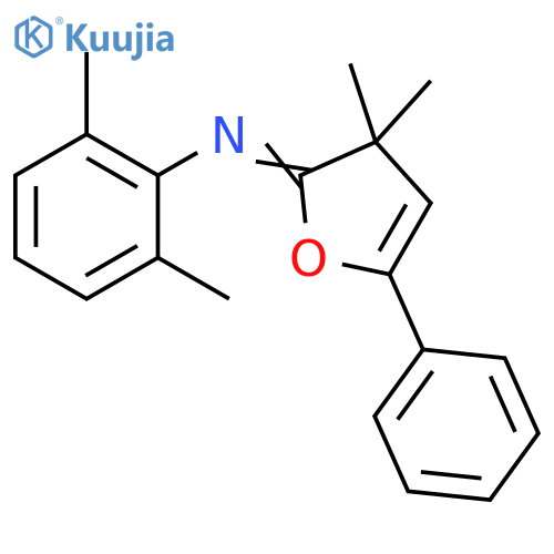 Benzenamine,N-(3,3-dimethyl-5-phenyl-2(3H)-furanylidene)-2,6-dimethyl- structure