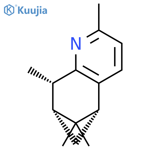 5,7-Methanoquinoline, 5,6,7,8-tetrahydro-2,6,6,8-tetramethyl-,(5R,7R,8S)- structure