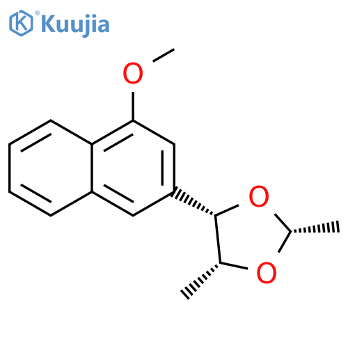 1,3-Dioxolane, 4-(4-methoxy-2-naphthalenyl)-2,5-dimethyl-, (2R,4S,5R)-rel- structure
