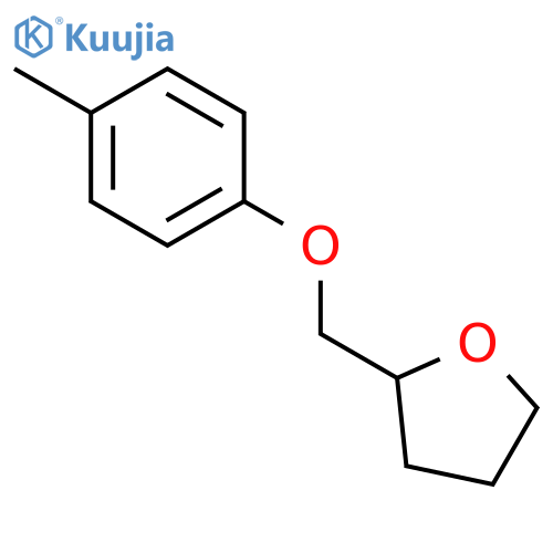 Furan, tetrahydro-2-[(4-methylphenoxy)methyl]- structure
