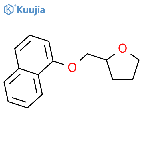 Furan, tetrahydro-2-[(1-naphthalenyloxy)methyl]- structure