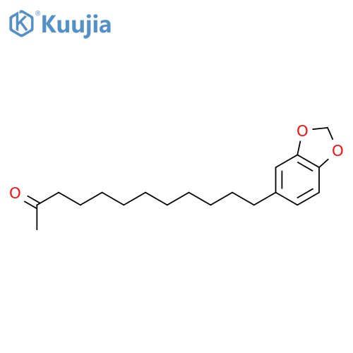 2-Dodecanone, 12-(1,3-benzodioxol-5-yl)- structure