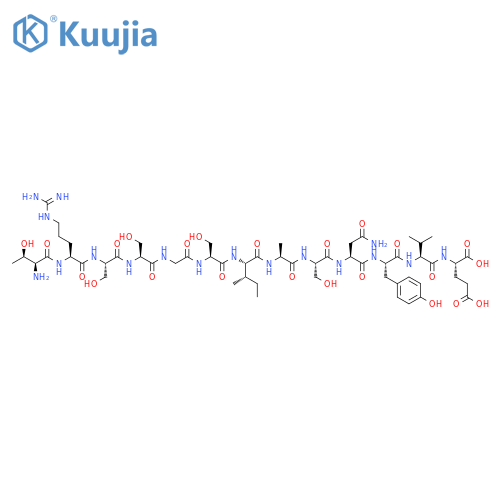 L-Glutamic acid, L-threonyl-L-arginyl-L-seryl-L-serylglycyl-L-seryl-L-isoleucyl-L-alanyl-L-seryl-L-asparaginyl-L-tyrosyl-L-valyl- structure