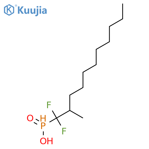 Phosphinic acid, (1,1-difluoro-2-methylundecyl)- structure