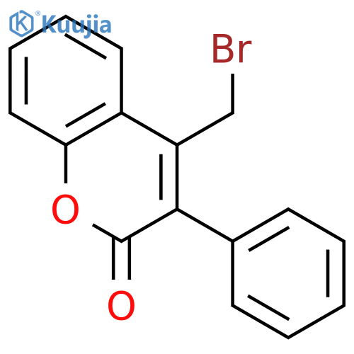 2H-1-Benzopyran-2-one, 4-(bromomethyl)-3-phenyl- structure