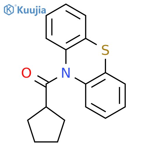 10H-Phenothiazine, 10-(cyclopentylcarbonyl)- structure