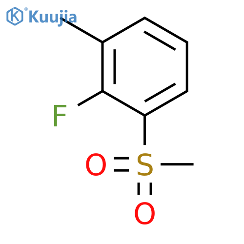 Benzene, 2-fluoro-1-methyl-3-(methylsulfonyl)- structure