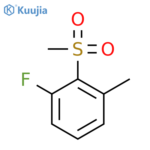 Benzene, 1-fluoro-3-methyl-2-(methylsulfonyl)- structure