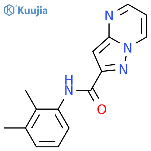 N-(2,3-dimethylphenyl)pyrazolo[1,5-a]pyrimidine-2-carboxamide structure