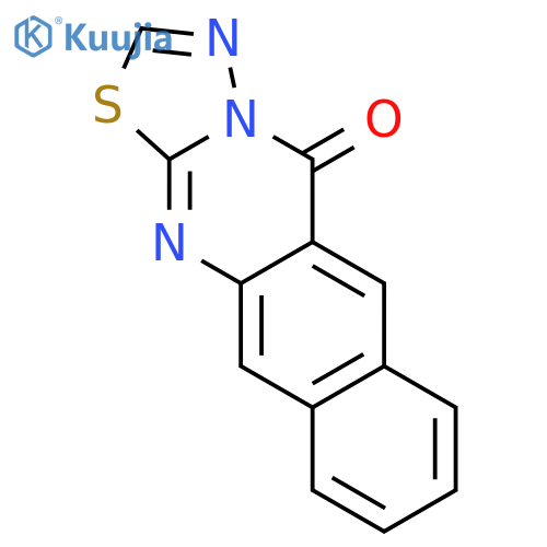 5H-benzo[g][1,3,4]thiadiazolo[2,3-b]quinazolin-5-one structure