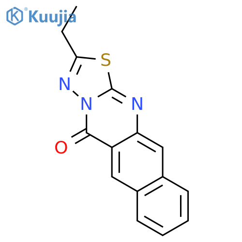 2-ethyl-5H-benzo[g][1,3,4]thiadiazolo[2,3-b]quinazolin-5-one structure