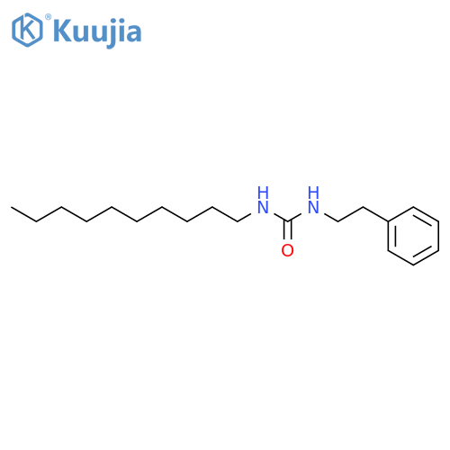 Urea, N-decyl-N'-(2-phenylethyl)- structure