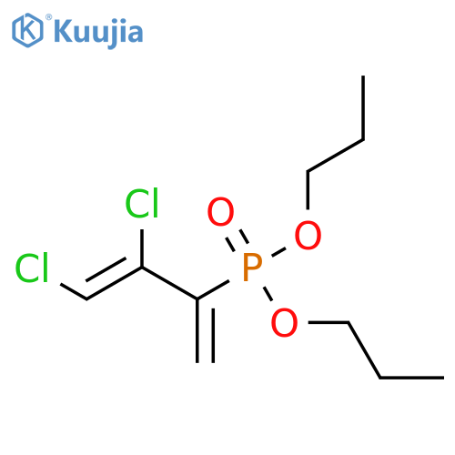 Phosphonic acid, (2,3-dichloro-1-methylene-2-propenyl)-, dipropyl ester structure