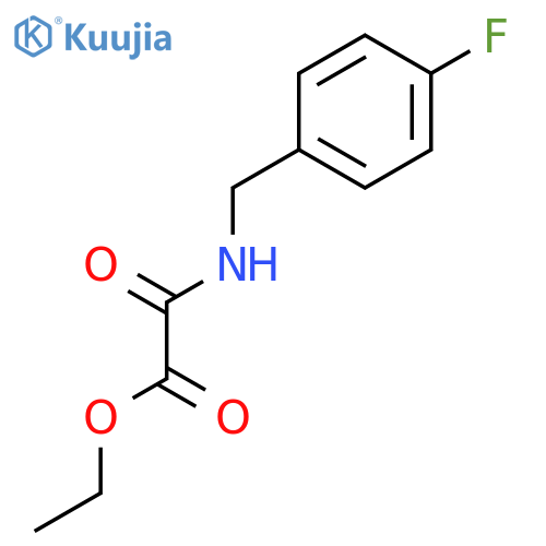 ethyl {(4-fluorophenyl)methylcarbamoyl}formate structure
