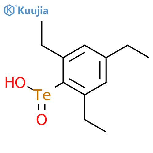 Benzenetellurinic acid, 2,4,6-triethyl- structure