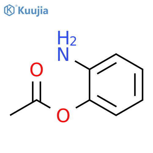 Phenol, 2-amino-, 1-acetate structure