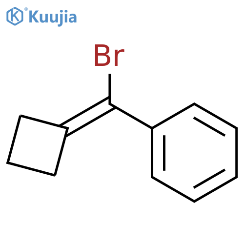 Benzene, (bromocyclobutylidenemethyl)- structure