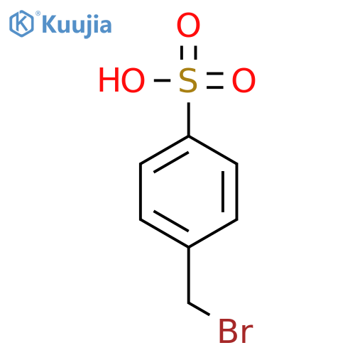 4-(bromomethyl)benzene-1-sulfonic acid structure