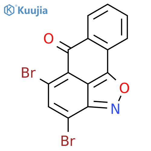3,5-dibromo-6H-anthra[1,9-cd]isoxazol-6-one structure