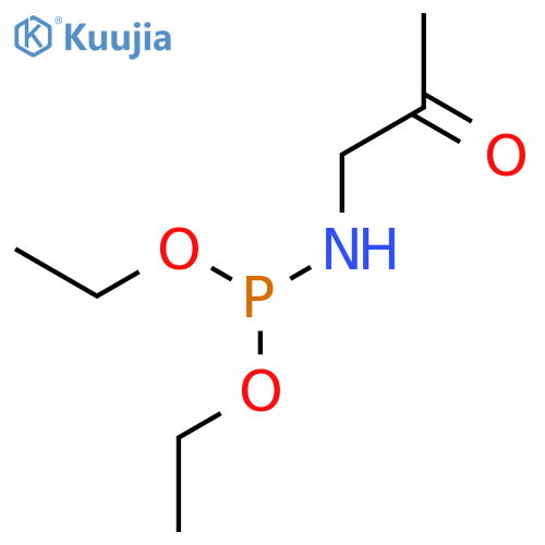 PHOSPHORAMIDOUS ACID, ACETYLMETHYL-, DIETHYL ESTER structure