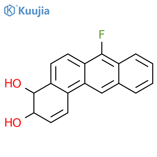 (3S,4S)-7-fluoro-3,4-dihydrotetraphene-3,4-diol structure