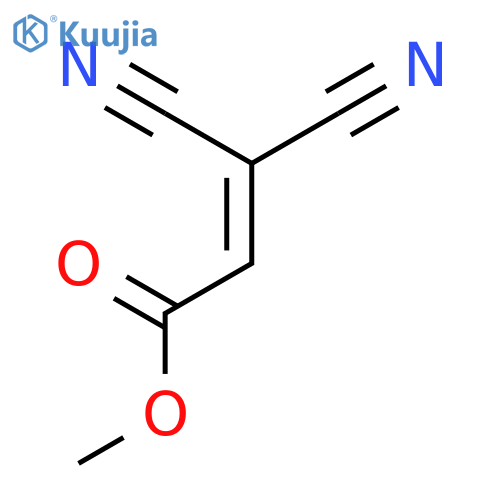 2-Propenoic acid, 3,3-dicyano-, methyl ester structure