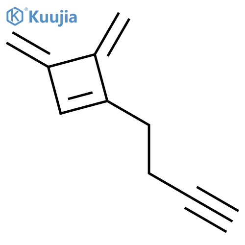 CYCLOBUTENE, (3-BUTYNYL)BIS(METHYLENE)- structure