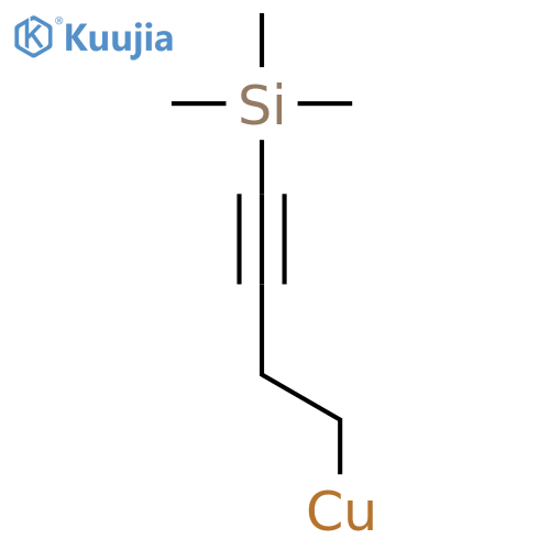 Copper, [4-(trimethylsilyl)-3-butynyl]- structure