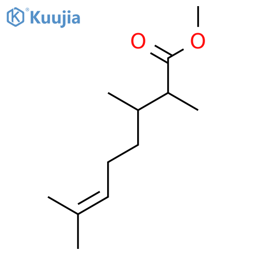 6-OCTENOIC ACID, 2,3,7-TRIMETHYL-, METHYL ESTER structure