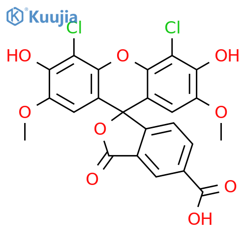 4',5'-Dichloro-3',6'-dihydroxy-2',7'-dimethoxy-3-oxo-3H-spiroisobenzofuran-1,9'-xanthene-5-carboxylic acid structure