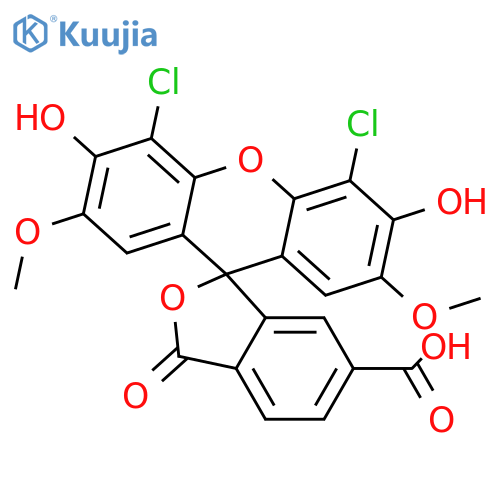 6-Carboxy-4',5'-dichloro-2',7'-dimethoxyfluorescein structure