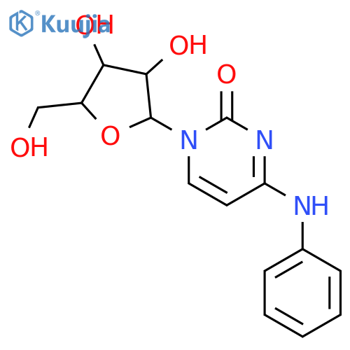 4-Anilino-1-[3,4-dihydroxy-5-(hydroxymethyl)oxolan-2-yl]pyrimidin-2-one structure