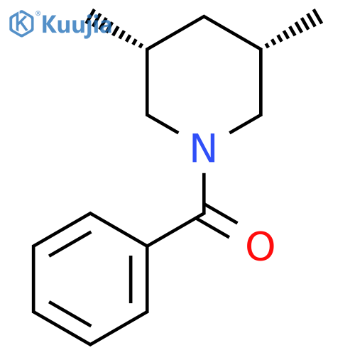 cis-3,5-Dimethyl-1-piperidyl Phenyl Ketone structure