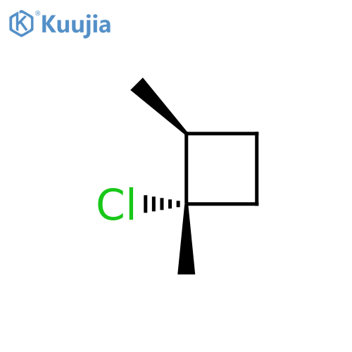 Cyclobutane, 1-chloro-1,2-dimethyl-, (1R,2S)-rel- structure